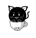 A Cup of White and Black（個別スタンプ：9）