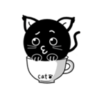 A Cup of White and Black（個別スタンプ：10）