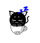 A Cup of White and Black（個別スタンプ：14）