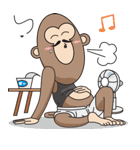 Riffraff Monkey（個別スタンプ：22）