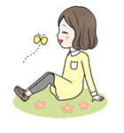 Girls Happy Life（個別スタンプ：34）