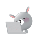 Playful Rabbit（個別スタンプ：9）