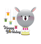 Playful Rabbit（個別スタンプ：38）