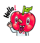 Mr. Apple ＆ Fruity Friends（個別スタンプ：1）