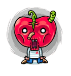 Mr. Apple ＆ Fruity Friends（個別スタンプ：4）