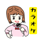 女子話し（個別スタンプ：36）