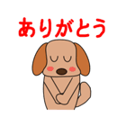 愛犬ちょこの一日。（個別スタンプ：19）