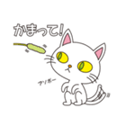 しろねこちゃん（個別スタンプ：16）