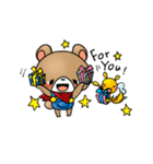 クマさんとハチさん（個別スタンプ：40）