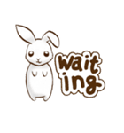 moon's rabbit English（個別スタンプ：29）