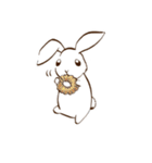 moon's rabbit English（個別スタンプ：31）