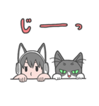 やまねこ社長と猫耳娘（個別スタンプ：10）