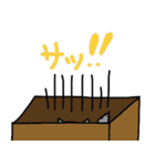 ハコネコめいちゃん  文字付きねこスタンプ（個別スタンプ：28）