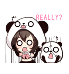 PANDA GIRL [ PAO ＆ FLAN ]（個別スタンプ：3）