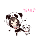 PANDA GIRL [ PAO ＆ FLAN ]（個別スタンプ：9）