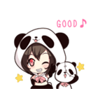 PANDA GIRL [ PAO ＆ FLAN ]（個別スタンプ：14）