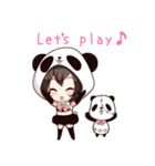 PANDA GIRL [ PAO ＆ FLAN ]（個別スタンプ：25）