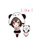 PANDA GIRL [ PAO ＆ FLAN ]（個別スタンプ：33）