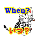 猫で会話 英単語 初級（個別スタンプ：9）