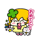 クローバーちゃん（個別スタンプ：10）