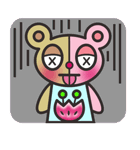 Tulip Bear（個別スタンプ：34）