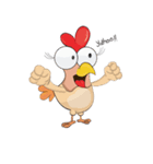 The Crazy Chicken - Jack（個別スタンプ：4）