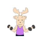 Happy Gay Deer（個別スタンプ：36）