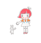 女の子（個別スタンプ：34）