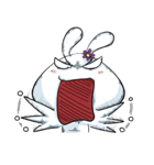 Comma Rabbit(Life)（個別スタンプ：24）