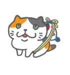 お弁当ねこ（まぐろ）みけ（個別スタンプ：10）