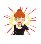 Red Hair Girl（個別スタンプ：10）