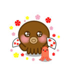 Tako Kun ＆ Mini Tako（個別スタンプ：35）