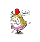 Crazy Chick（個別スタンプ：16）