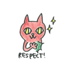 Positive Cat（個別スタンプ：3）