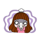 Talk sticker-Lovely girl（個別スタンプ：22）