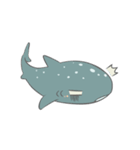 Shark and Whale Shark（個別スタンプ：5）