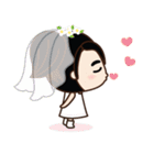 MomoKen : Lovely Bride (ENG)（個別スタンプ：37）