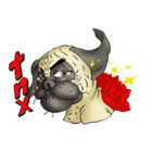 The Humen of Pug [English Ver.]（個別スタンプ：3）