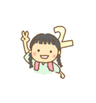 おだんご女子。（個別スタンプ：22）