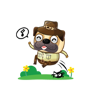 Jurassic Pug（個別スタンプ：8）