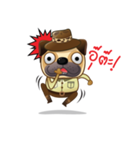 Jurassic Pug（個別スタンプ：19）