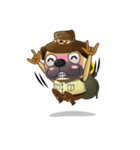 Jurassic Pug（個別スタンプ：26）