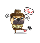 Jurassic Pug（個別スタンプ：34）