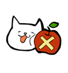 cat and apple2English（個別スタンプ：2）