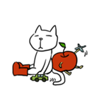 cat and apple2English（個別スタンプ：13）