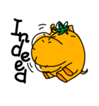 Orange Hippo（個別スタンプ：1）