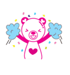 Pinkista Bear（個別スタンプ：6）