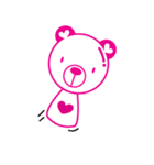 Pinkista Bear（個別スタンプ：8）