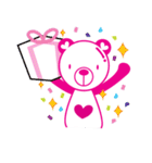 Pinkista Bear（個別スタンプ：11）