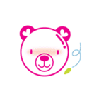 Pinkista Bear（個別スタンプ：15）